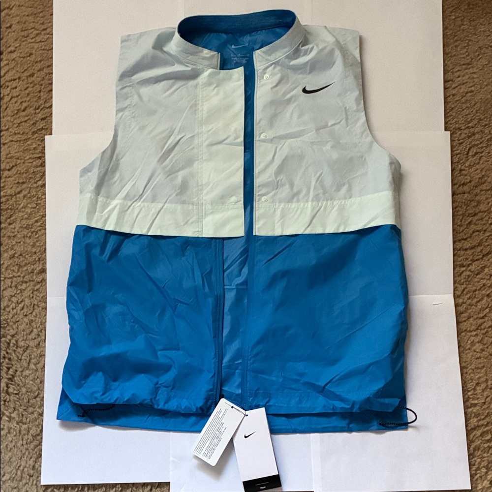 Nike Two-Tone Blue and White Vest